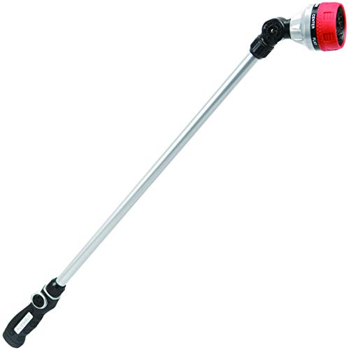 Image of Eden 96618 Metal Thumb-Control 7-Pattern 33 in. Watering Wand | Heavy-Duty Water Sprayer for Hanging Plants, Gardens & Lawn Care, Quick Connect Set Bundle