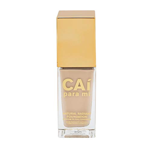 Cai Para MINatural Radiant Foundation, Medium To Full Coverage, Long Lasting, Evens Skin Complexion, Cruelty Free, Shade Nude, 33ml