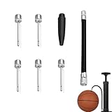 空気入れ ボール 針 ボール空気入れ ステンレス鋼製 空気 針 ポンプアダプターキット ボールポンプニードル 5パック入り 延長ホース ノズル サッカーボール バスケットボール バレーボール 水球 ホバークラフト 水泳リング ラグビーなど