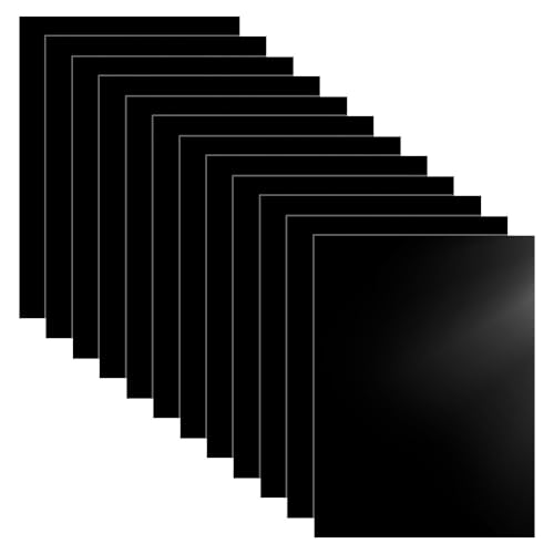 NBEADS 12 St. Lasergravur Markierungspapier, 21x28.5x0.03cm Schwarz Keramik Laserpapier Farbgravurpapie Dimm-Papier für Markiermaschinen und optisches Schneiden