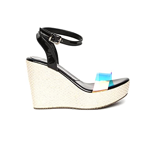 Image of Marc Loire Women's Pair of Platform Wedges High Heel Fashion Sandal for Casual, Outdoor, Party and Holidays