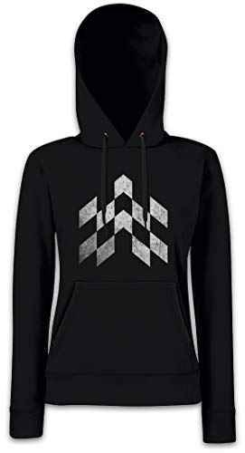 Sweat à capuche femme checkered flag pour look streetwear chill