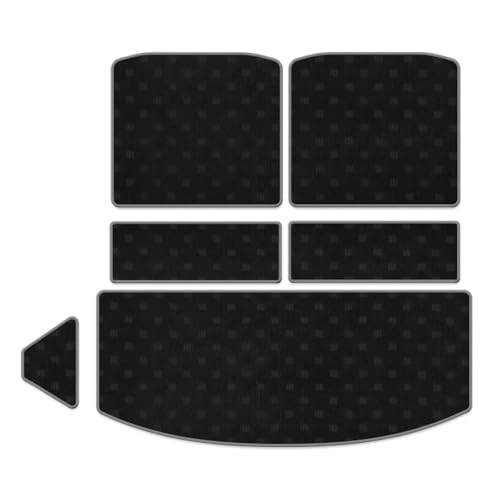 Hotfield マツダ 互換品 新型 CX-80 CX80 KL系 ラゲッジルームマット STDブラック ロック糸カラー:グレー