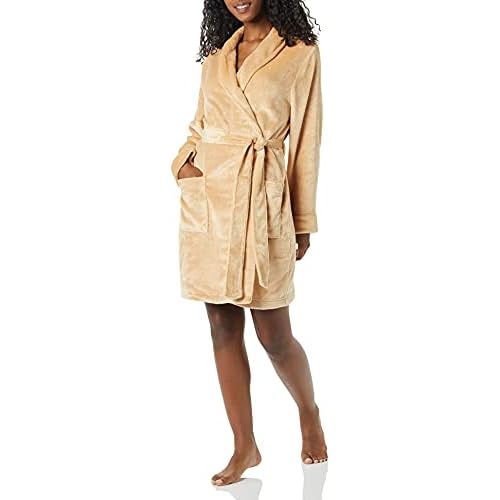 Amazon Essentials Women’s Mid-Length Plush Robe (Available in Plus Size)