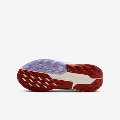 Nike Pegasus Trail 5 Big Kids' Running Shoes (FV5638-600, Red Stardust/Sail/Lilac Ice/Mars Stone)2