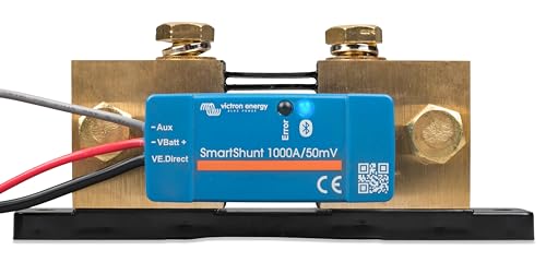 Victron Energy SmartShunt IP65 Monitor de Batería de 1000 amperios (Bluetooth)
