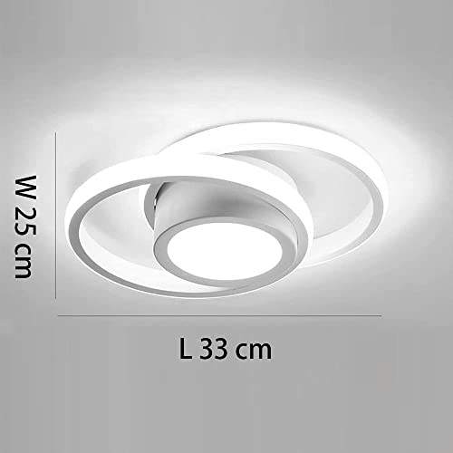 Home-Neat Lustre Moderno, Lâmpada de Teto LED Acrílico Tricolor 110-220V Para Sala De Estar/Varanda/
