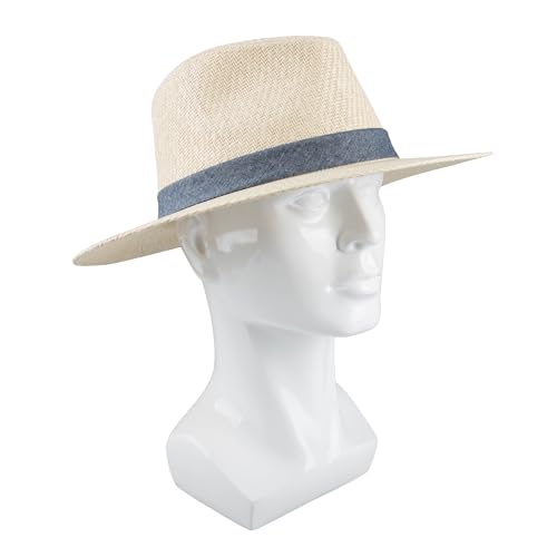 Dockers Men's Straw Fedora and Panama Hat