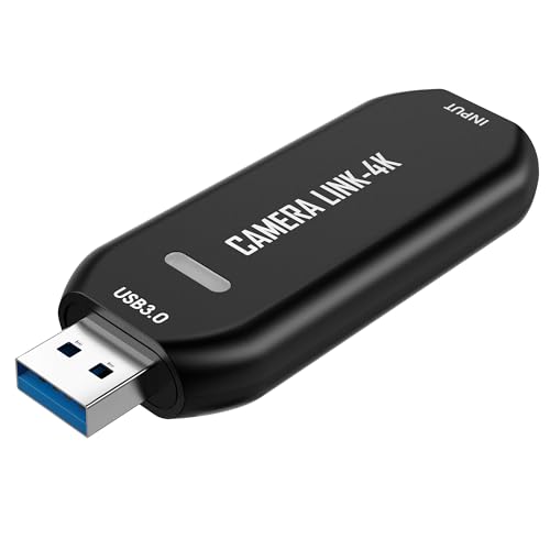 VIXLW Cam Link 4K – External Capture Card for DSLR Camcorder ActionCam as Webcam, HDMI to USB 3.0, Meet/Stream/Record in 4K60/1080p120, Easy Connect for OBS/Zoom, Windows/Mac