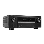 Denon AVC-X3800H 9.4-Kanal AV-Receiver, Verstärker mit Auro-3D, Dolby Atmos, DTS:X, 6 "8K-Eingänge und 3 Ausgängen, Bluetooth, AirPlay 2, HEOS-Multiroom, Alexa kompatibel, schwarz