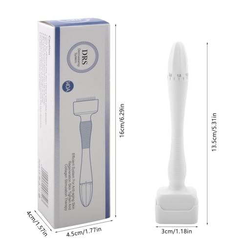 HENGBIRD Derma Stamp, Derma Pen Einstellbarer Microneedling Derma Stamp Microneedling Pen Microneedling Roller Beard Roller Mikronadel Stempel Bart Roller