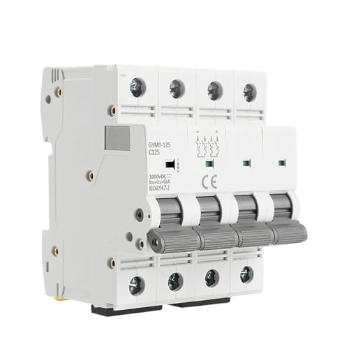 Disjoncteur DC 3 Pôles 750VDC 80A miniature de type GYM9-125 - 5