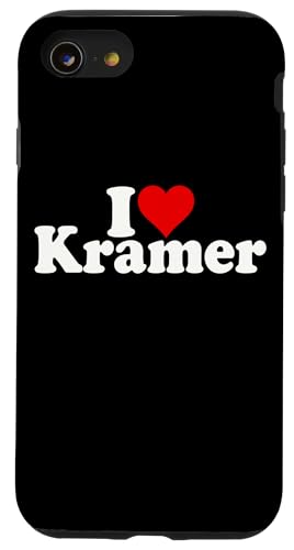 I LOVE HEART KRAMER�B �X�}�z�P�[�X iPhone SE (2020) / 7 / 8 �p