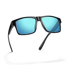 Glossy Black | Polarized Blue Mirror