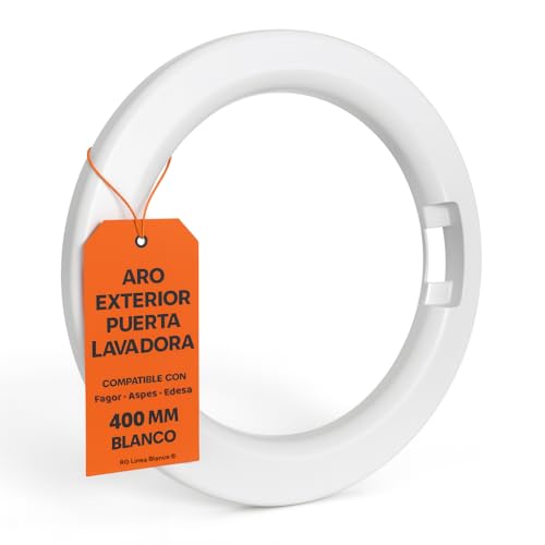 Imagen de RO Linea Blanca ® Aro Exterior Puerta Lavadora Compatible con Fagor Aspes Edesa 400 mm Blanco Repuesto Marco Escotilla 1F1148I AS0004866 L74G000A0 2631910143 Servicio Técnico Instalación