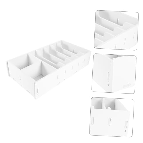 Caja organizadora Artibetter para escritorio blanco miniatura 5