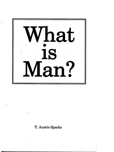What Is Man? B075RW7J54 Book Cover