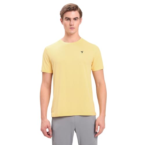 Image of TECHNOSPORT Men's Polyester Regular Fit T-Shirt