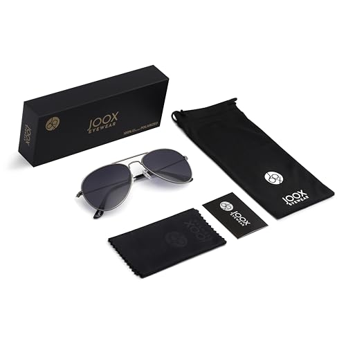 Image of Joox Aviator Sunglasses for Men Women,Polarized UV 400 Protection Lens with Metal Pilot Frame Unisex