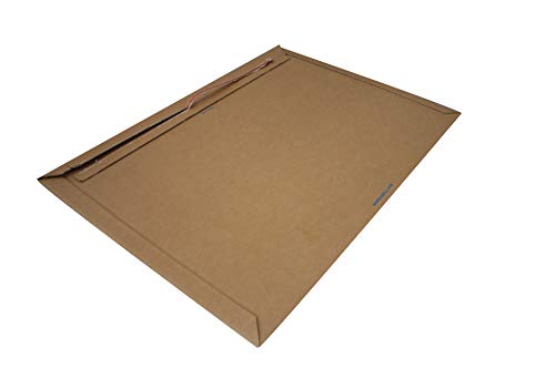 Carte Dozio - Umschläge aus festem Karton mit langer Öffnung für den Versand - F.to int. mm 446 x 324-25 Stück pro Packung.
