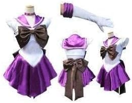 [ルガーノ] K987 美少女戦士 セーラームーン セーラーサターン／土萌 ほたる コスプレ衣装 (樹脂製ティアラー追加)のサムネイル