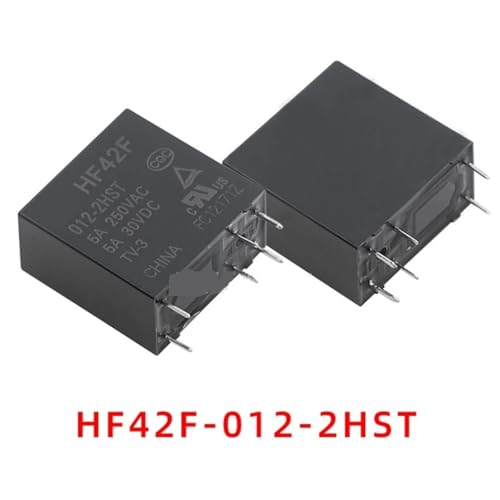 Relais HF42F anti arc électrique 2 groupes ouverts 6 broches 5A