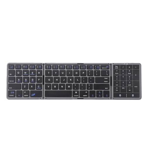 Clavier sans fil pliable et rechargeable pour travailler en voyage de n'importe où