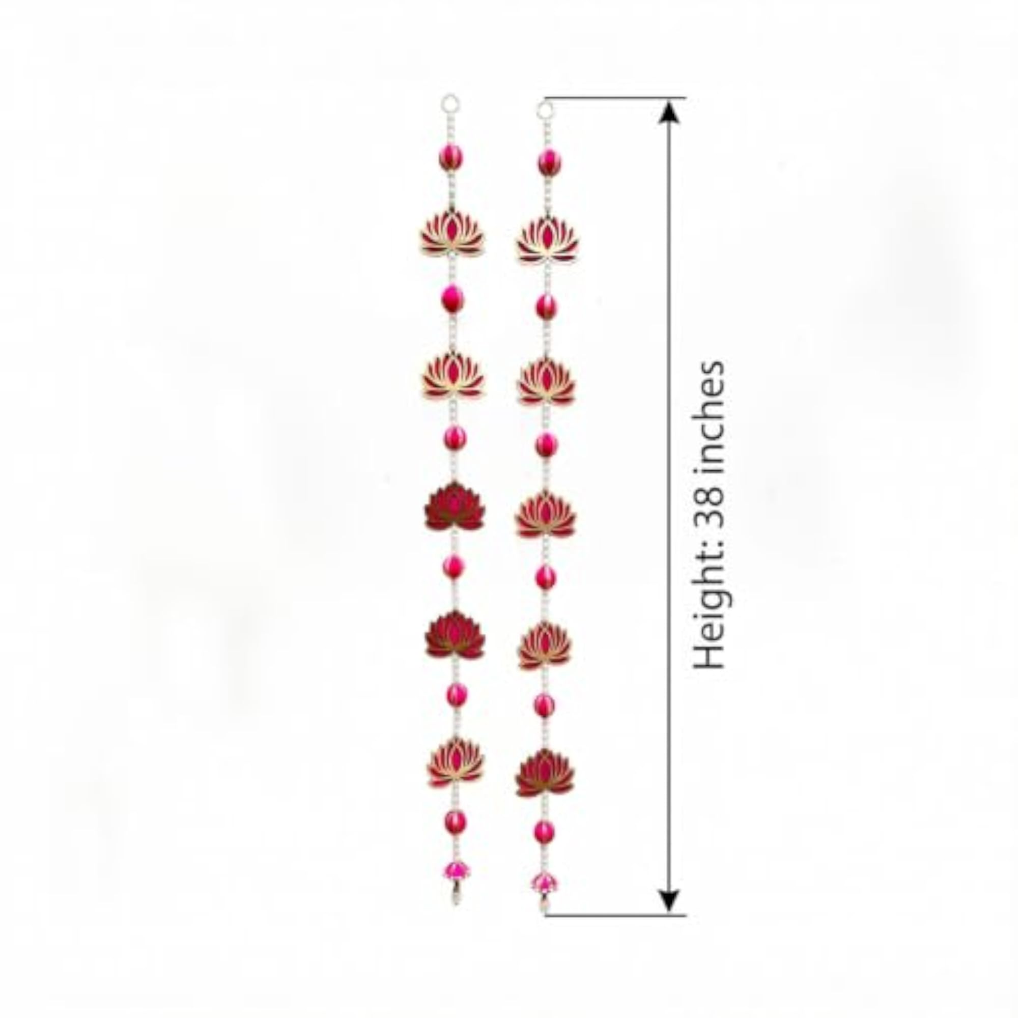 Handmade Lotus Beaded Door Hanging