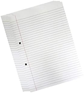 Vsorce4u 1 x 100 Sheets A4 Feint Ruled Refill Pad with 2 Hole Punched White Paper Notebook Writing Pad
