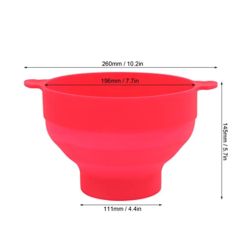 HERCHR Pipoqueira de silicone para micro-ondas, para micro-ondas, dobrável, para micro-ondas, com ta