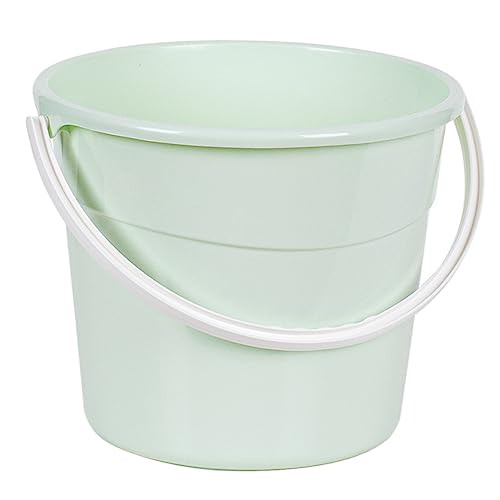 VICASKY Water Storage Bucket Round Cleaning Pail with Comfortable Handle Lightweight and Stackable Design for Versatile Use for Car Washing Fishing and Household Tasks