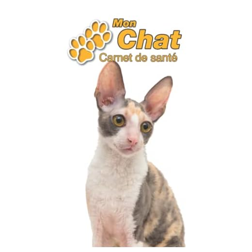 Mon Chat Carnet de santé: Cornish Rex | 109 pages 15cm x 23cm A5 | Cahier à Remplir | Vaccinations | Suivi Médical | Visites Vétérinaires | Journal | Agenda | Contacts | Pour les amoureux des chats