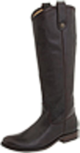 Image of Frye Melissa Button 2 Equestrian-Inspired Tall Boots for Women Made from Hard-Wearing Vintage Leather with Antique Metal Hardware and Leather Outsole - 15 inch Shaft Height