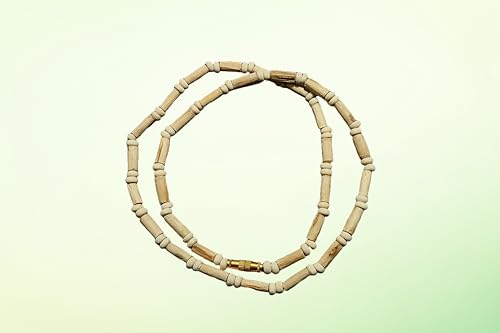 Image of ISKCON VRINDAVAN Original Tulsi Kanthi Mala - Unisex Adult Jaap Chanting Mala from Vrindavan Dham