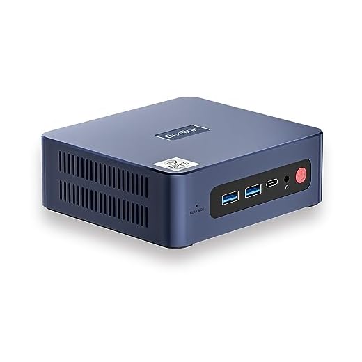 Beelink Mini PC SEi10, 10ª geração Core i5-1035G7 (4C/8T, até 3,7 GHz), Mini computador de 16 GB + 500 GB PCle3.0 SSD, pequeno PC telas triplas, WiFi 6, BT5.2, USB 3.2, para casa, escritório, negócios