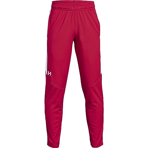 Under Armour Boys' UA Rival Knit Pants YLG Red
