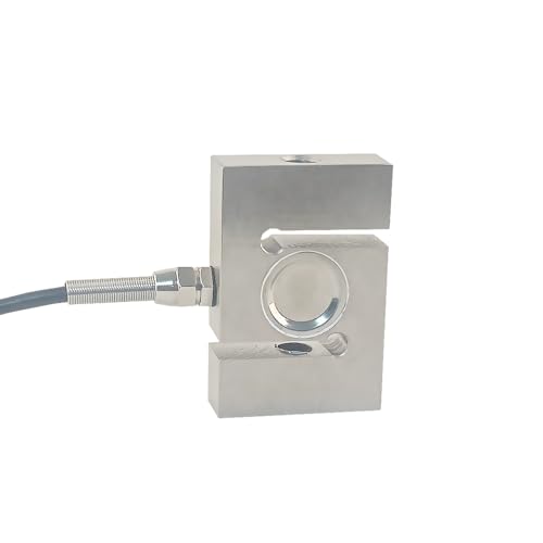 BENGBUZZYQ S-Type Load Cell 5kg–20t, Tension & Compression Force Sensor, High Accuracy, Stainless Steel, 4-20mA / mV/V Output(2T,M16)