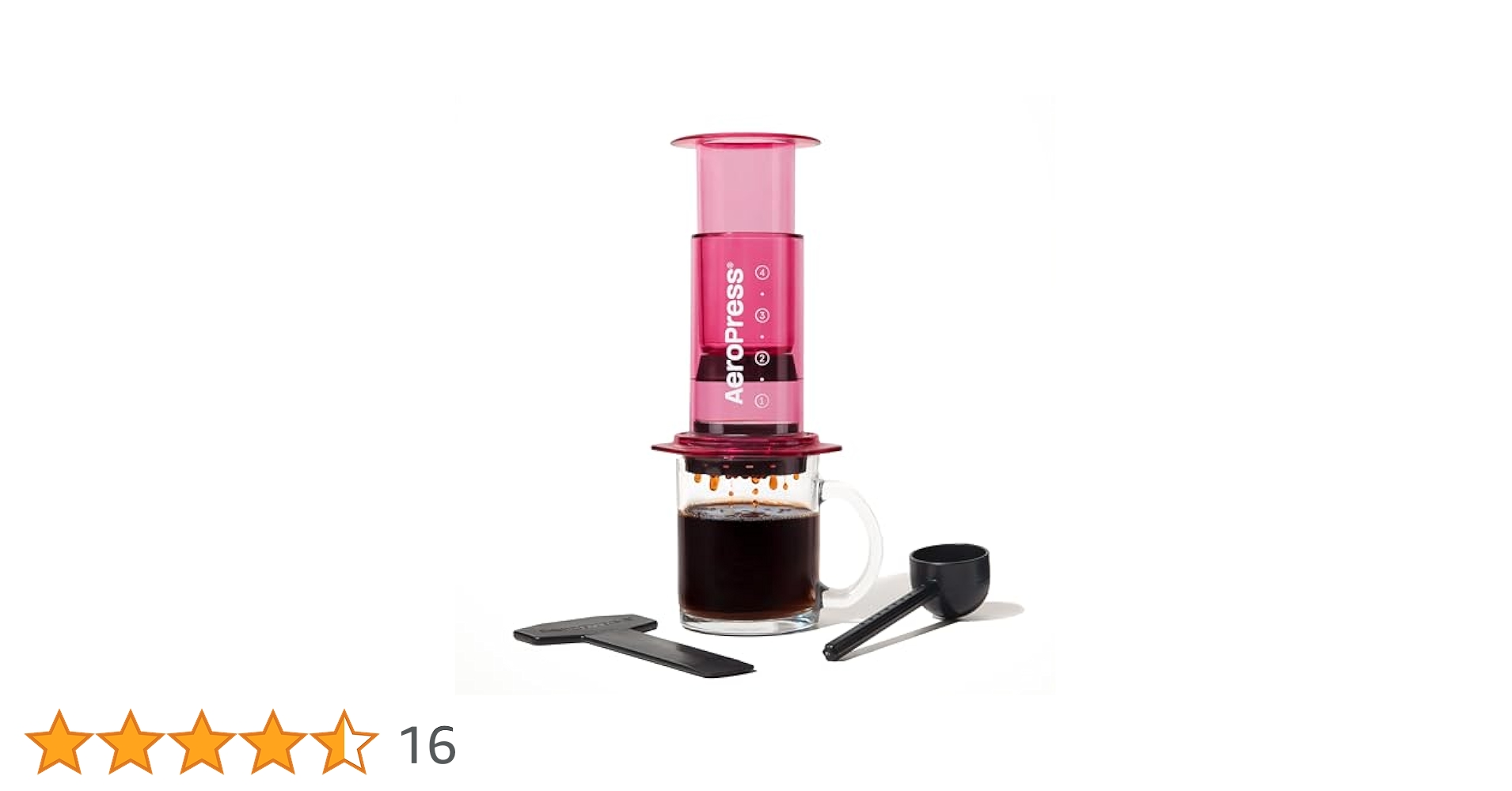 AeroPress コーヒープレス 1-3杯用 Amazon | AeroPress (エアロプレス) クリアコーヒープレス – 3