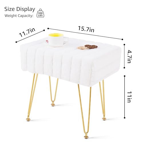 Wimarsbon-Faux-Mink-Fur-Ottoman-Modern-Soft-Footstool-Vanity-Seat-Fur-Stool-with-Metal-Legs-Ottoman-Coffee-Table-Makeup-Chair-Vanity-Stools-for-Bedroom-Beige Wimarsbon Faux Mink Fur Ottoman Modern Soft Footstool Vanity Seat Fur Stool with Metal Legs Ottoman Coffee Table Makeup Chair Vanity Stools for Bedroom Beige