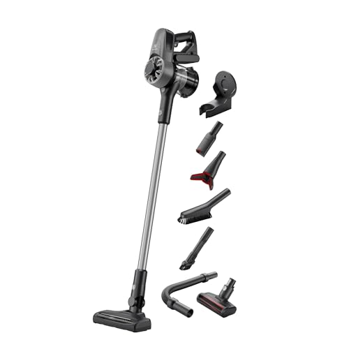 Electrolux 300, Aspirateur Balai sans Fil, Jusqu’à 99% d'aspiration de la poussière - 40 Minutes d'autonomie, Système cyclonique, Batterie Amovible, Capacité 0,5L, EP31CB21GP, Gris Perle