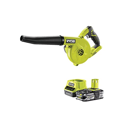 Pack RYOBI Souffleur d'atelier 18V One+ R18TB-0-1 Batterie 2.5Ah - 1 Chargeur Rapide RC18120-125