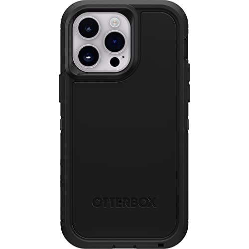 OtterBox Defender XT Case for iPhone 14 Pro Max with MagSafe, Shockproof, Drop proof, Ultra-Rugged, Protective Case, 5X Tested to Military Standard, Black - Non-Retail Packaging
