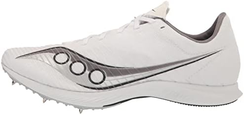 Saucony Men's Velocity MP Sneaker, White/Silver, 13 | Image 7
