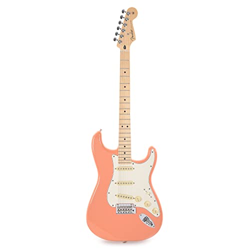 Fender Player Stratocaster Pacific Peach - Les Beatles, Paul McCartney, John Lennon, RIngo Starr, George Harrison Fender Player Stratocaster Pacific Peach – Image 5