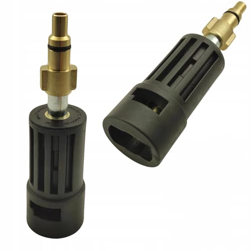 Adaptador para limpiadores de alta presión – Compatible con Lavor en bayoneta Karcher serie K | 160 bar | Conexión rápida | Apto para Parkside, Lidl, Ferrix | 160 bar | Conexión rápida |