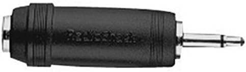 RadioShack/DTL 6.35mm Mono to 3.5mm Mono Adapter (1/4inch Microphone Adaptor) - Mono-to-Mono Inline Adapter - (ideal for karaoke machines with 3.5mm mic jacks)
