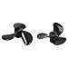 uxcell RC Boat CCW Propeller 3mm Shaft 3 Vanes 32mm 1.4 P Fan Shape Pastic Black Rotating Propeller Props for RC Boat 2pcs