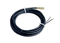 Temperaturfühler PT1000, Tauchfühler, Kabelfühler, Speicherfühler, 2.0m PVC-Leitung