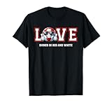 Football Love Shines in Red and White Soccer Fun
