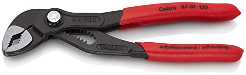 KNIPEX Cobra Tenaza de agarre pico loro Mangos plasticos por inmersión antideslizantes 150 mm, 87 01 150